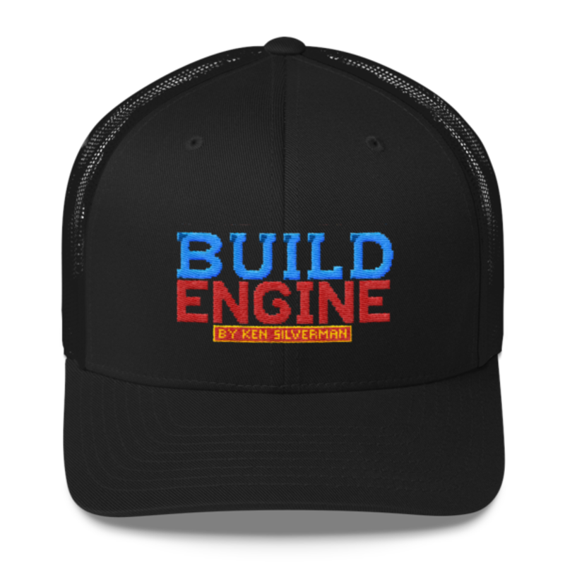 BUILD ENGINE Trucker Cap - Black