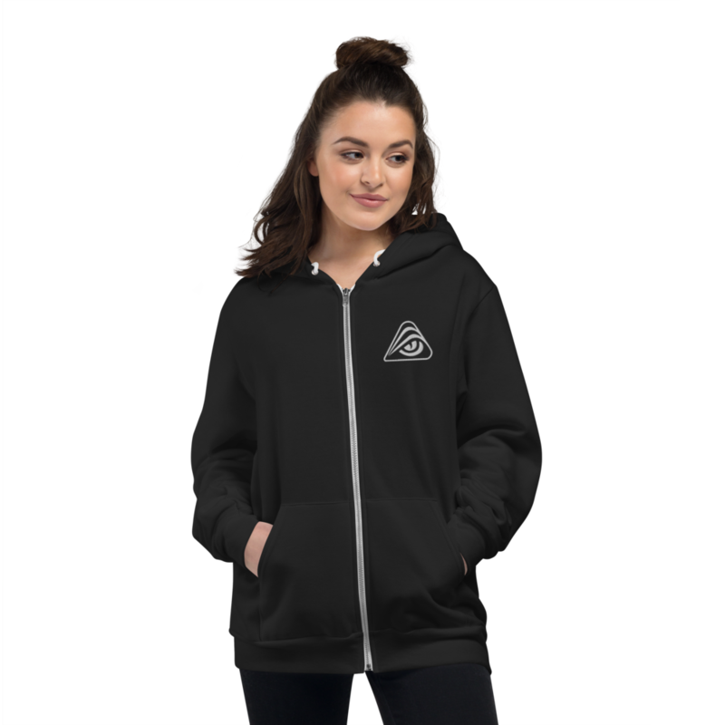 Realms Deep Unisex Zip-up Hoodie - M
