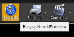 Bring up HammUEr window